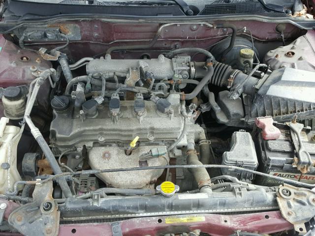 3N1CB51D53L705697 - 2003 NISSAN SENTRA XE BURGUNDY photo 7