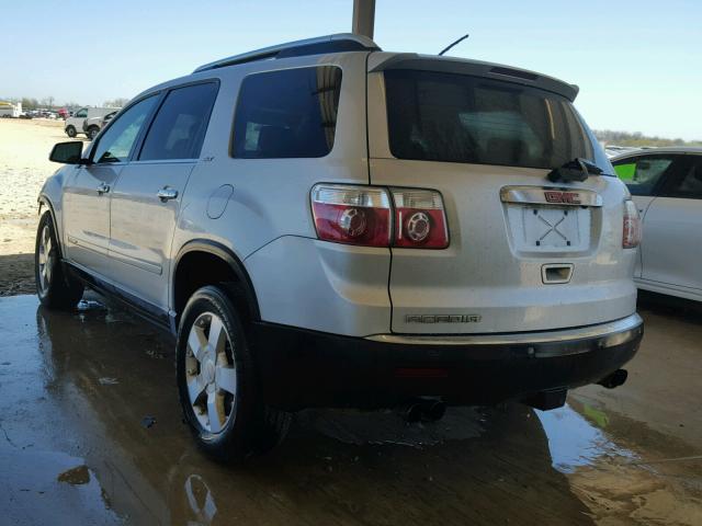 1GKER33718J128943 - 2008 GMC ACADIA SLT ვერცხლისფერი ფოტო 3
