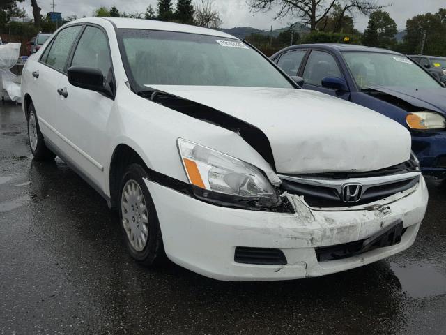 1HGCM56116A136267 - 2006 HONDA ACCORD VAL WHITE photo 1