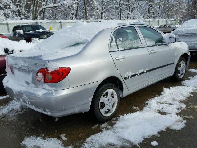 2T1BR32E27C850981 - 2007 TOYOTA COROLLA CE GRAY photo 4