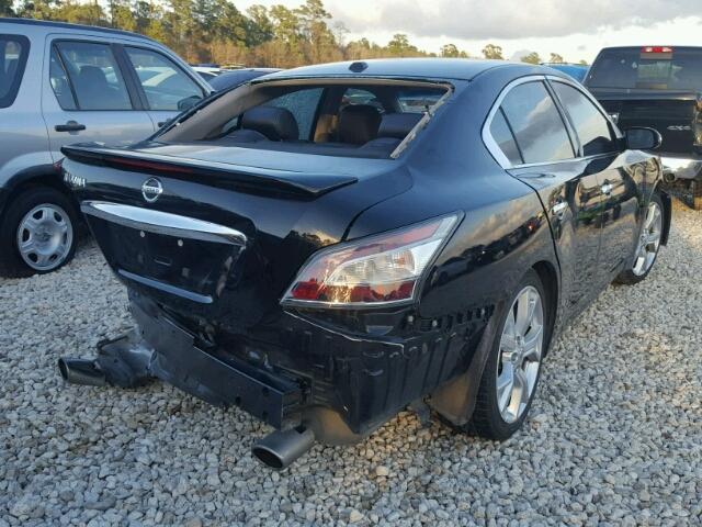 1N4AA5APXCC838068 - 2012 NISSAN MAXIMA S BLACK photo 4