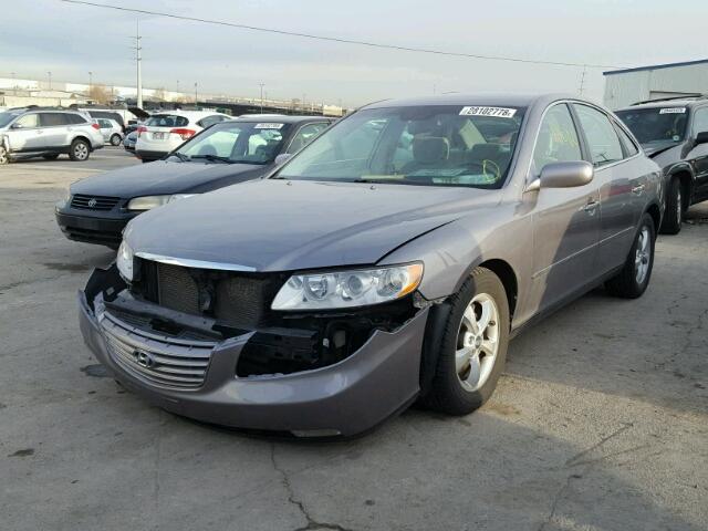 KMHFC46D87A226760 - 2007 HYUNDAI AZERA GLS GRAY photo 2