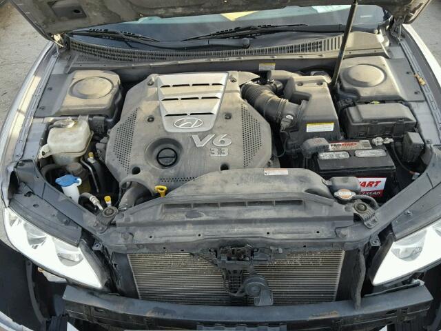 KMHFC46D87A226760 - 2007 HYUNDAI AZERA GLS GRAY photo 7