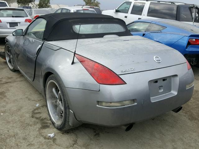 JN1AZ36A44T006130 - 2004 NISSAN 350Z ROADS GRAY photo 3