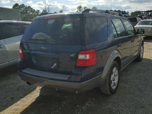 1FMZK02145GA11424 - 2005 FORD FREESTYLE BLUE photo 4