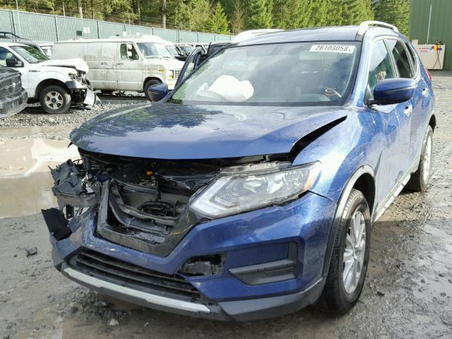 JN8AT2MV3HW014193 - 2017 NISSAN ROGUE S BLUE photo 2