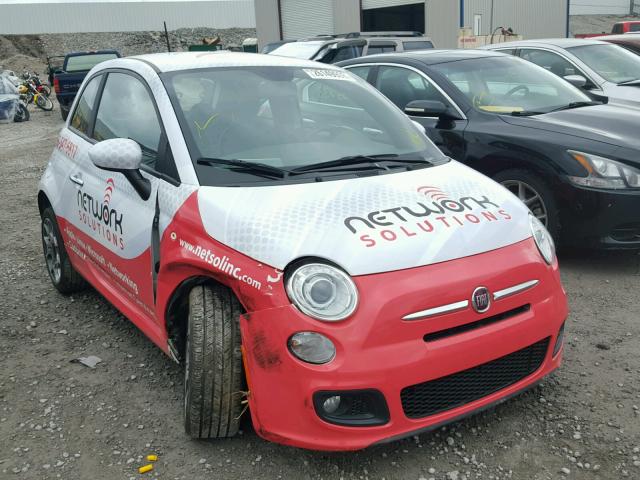 3C3CFFBR6DT574867 - 2013 FIAT 500 SPORT WHITE photo 1