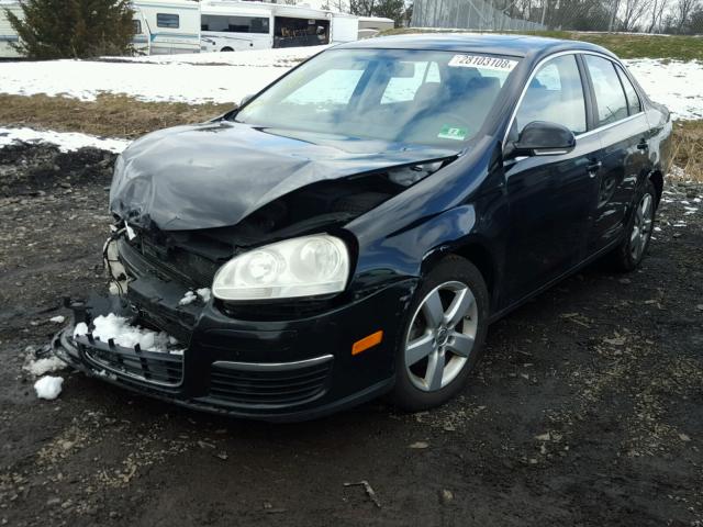 3VWRZ71K78M182534 - 2008 VOLKSWAGEN JETTA SE BLACK photo 2