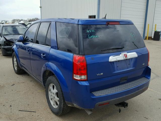 5GZCZ53486S834821 - 2006 SATURN VUE BLUE photo 3