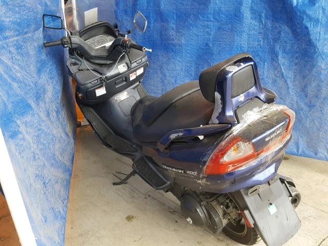 JS1CK43A852101456 - 2005 SUZUKI AN400 K3 BLUE photo 3