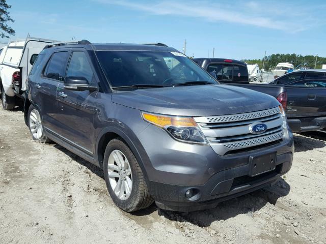 1FM5K7D84EGA61953 - 2014 FORD EXPLORER X GRAY photo 1