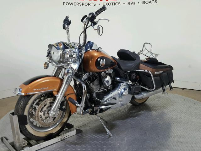 1HD1FR4428Y605458 - 2008 HARLEY-DAVIDSON FLHRC 105T ORANGE photo 4