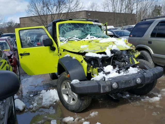 1C4AJWAG6GL333571 - 2016 JEEP WRANGLER S GREEN photo 1