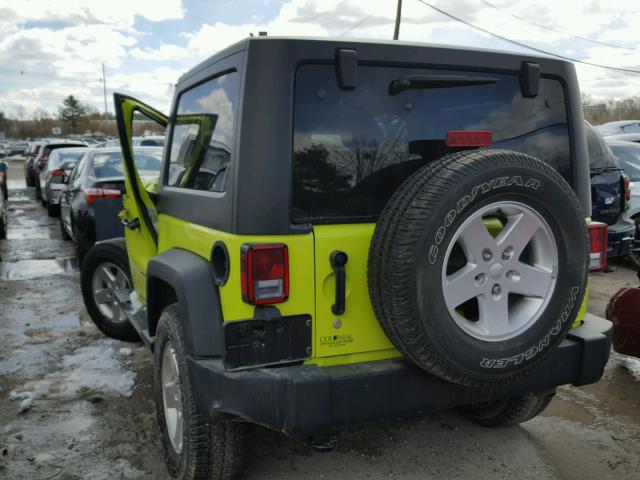 1C4AJWAG6GL333571 - 2016 JEEP WRANGLER S GREEN photo 3