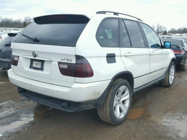 NJ1117E - 2002 BMW X5 WHITE photo 4