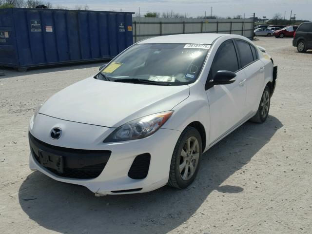 JM1BL1VF5C1501497 - 2012 MAZDA 3 I WHITE photo 2