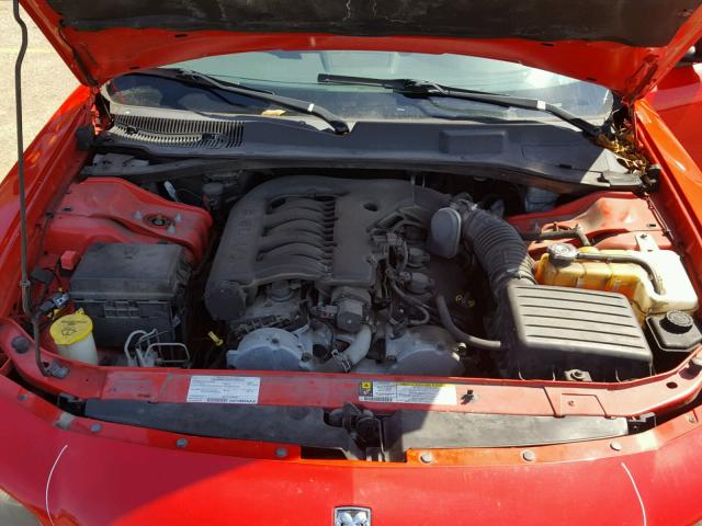 2B3KA43G98H334235 - 2008 DODGE CHARGER RED photo 7