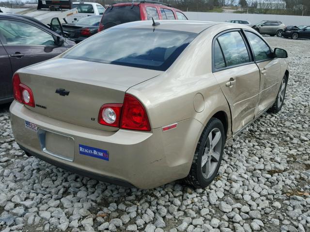 1G1ZJ57B88F246627 - 2008 CHEVROLET MALIBU 2LT GOLD photo 4