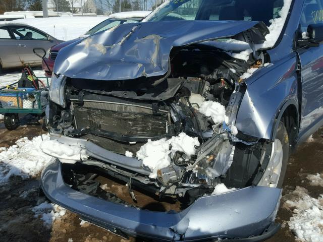 JHLRE48598C023936 - 2008 HONDA CR-V EX BLUE photo 9