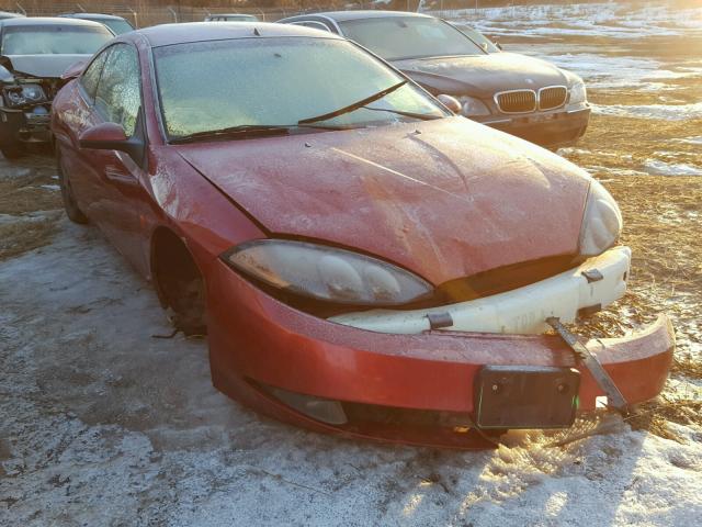 1ZWFT61L1Y5647883 - 2000 MERCURY COUGAR V6 RED photo 1