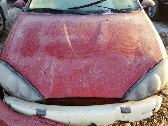 1ZWFT61L1Y5647883 - 2000 MERCURY COUGAR V6 RED photo 7