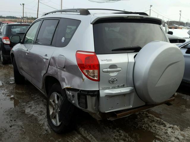 JTMBD31V975097785 - 2007 TOYOTA RAV4 LIMIT SILVER photo 3