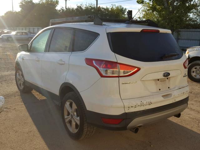 1FMCU0GX0DUA75327 - 2013 FORD ESCAPE SE WHITE photo 3