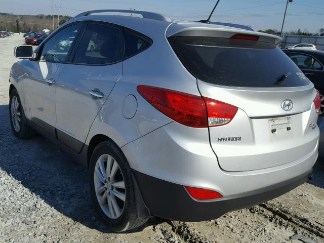 KM8JU3ACXCU485534 - 2012 HYUNDAI TUCSON GLS SILVER photo 3