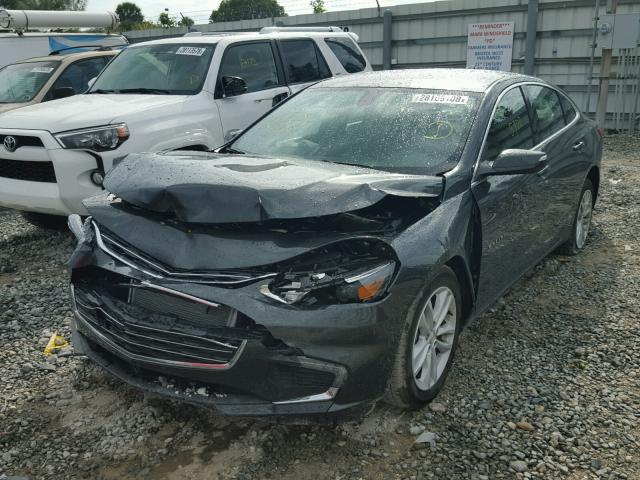 1G1ZD5ST5JF149110 - 2018 CHEVROLET MALIBU LT GRAY photo 2