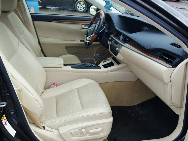 JTHBW1GG9D2008526 - 2013 LEXUS ES 300H BROWN photo 5