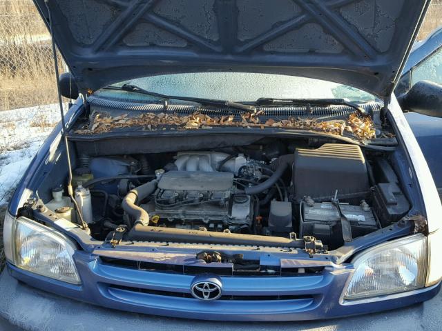 4T3ZF13C5WU036580 - 1998 TOYOTA SIENNA LE BLUE photo 7