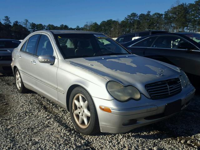 WDBRF61J12F157468 - 2002 MERCEDES-BENZ C 240 SILVER photo 1