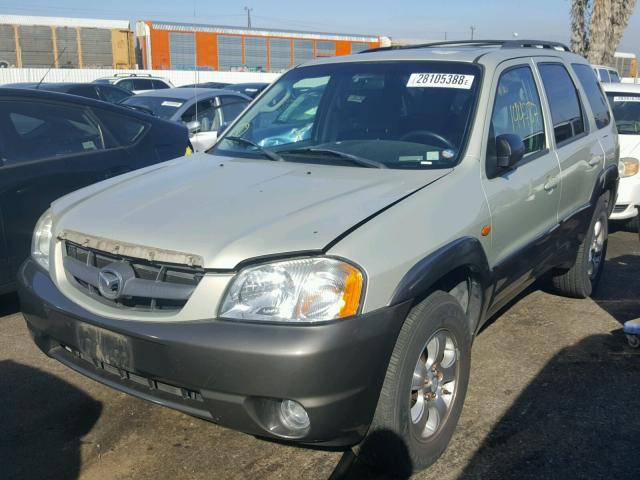 4F2CZ04103KM06245 - 2003 MAZDA TRIBUTE LX SILVER photo 2