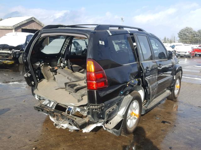 JTJBT20X550083275 - 2005 LEXUS GX 470 BLACK photo 4