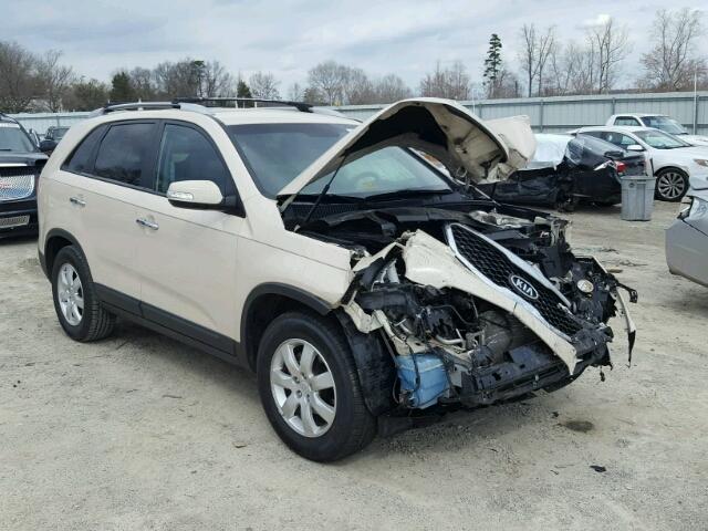 5XYKT4A65CG199765 - 2012 KIA SORENTO BA CREAM photo 1