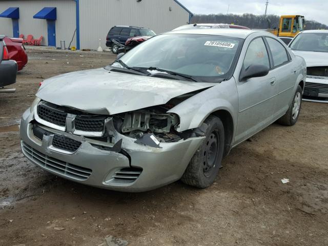 1B3EL46X65N525598 - 2005 DODGE STRATUS SX SILVER photo 2