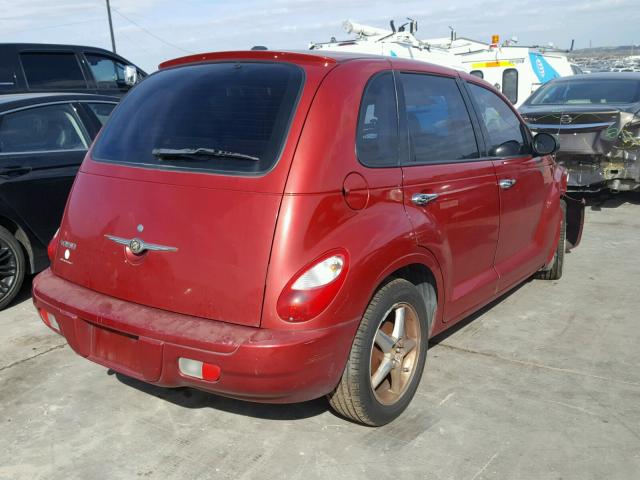 3A8FY48B08T125846 - 2008 CHRYSLER PT CRUISER RED photo 4