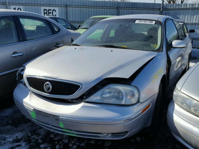 1MEFM50U02A652563 - 2002 MERCURY SABLE GS SILVER photo 2