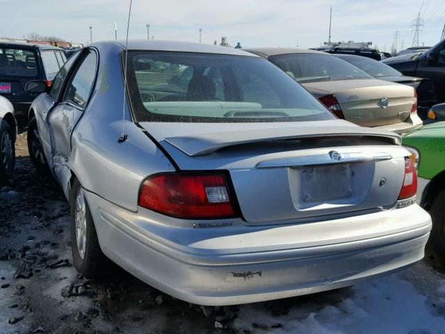 1MEFM50U02A652563 - 2002 MERCURY SABLE GS SILVER photo 3