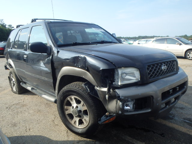 JN8DR09X91W570833 - 2001 NISSAN PATHFINDER BLACK photo 1