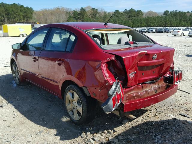 3N1AB61E38L664502 - 2008 NISSAN SENTRA 2.0 RED photo 3