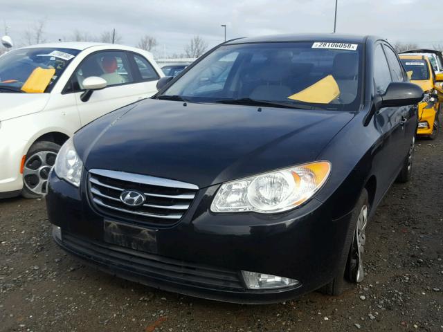 KMHDU4AD3AU182894 - 2010 HYUNDAI ELANTRA BL BLACK photo 2