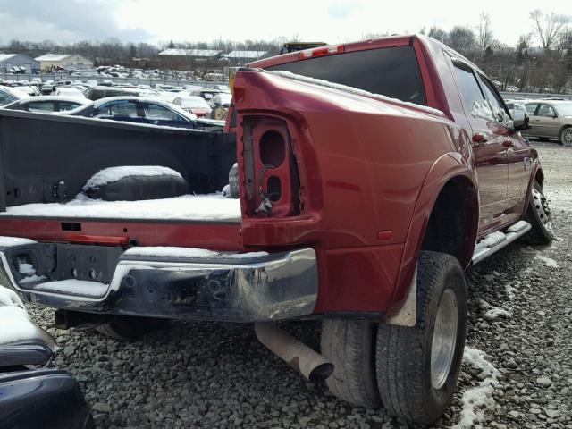 3C63DRNL0CG247874 - 2012 DODGE RAM 3500 L RED photo 4