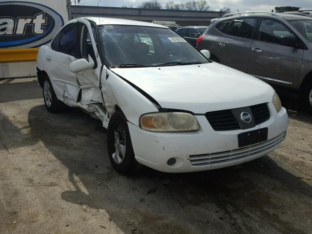 3N1CB51D14L835624 - 2004 NISSAN SENTRA 1.8 WHITE photo 1