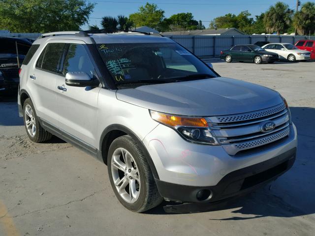 1FMHK7F83CGA67010 - 2012 FORD EXPLORER L SILVER photo 1