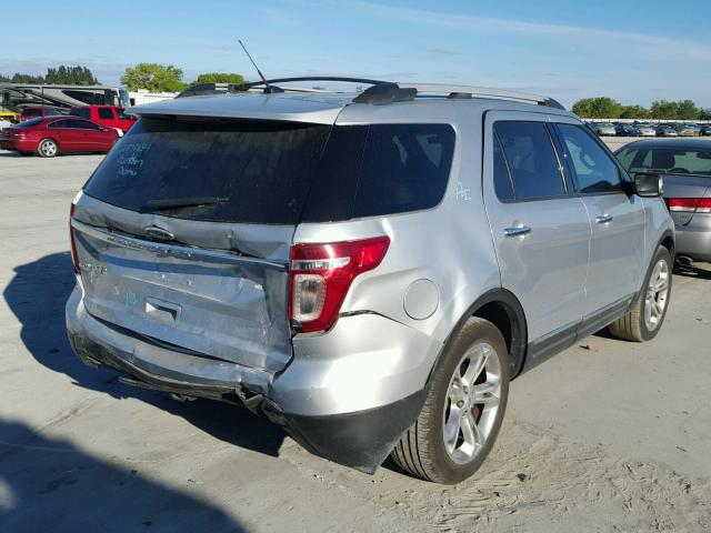 1FMHK7F83CGA67010 - 2012 FORD EXPLORER L SILVER photo 4