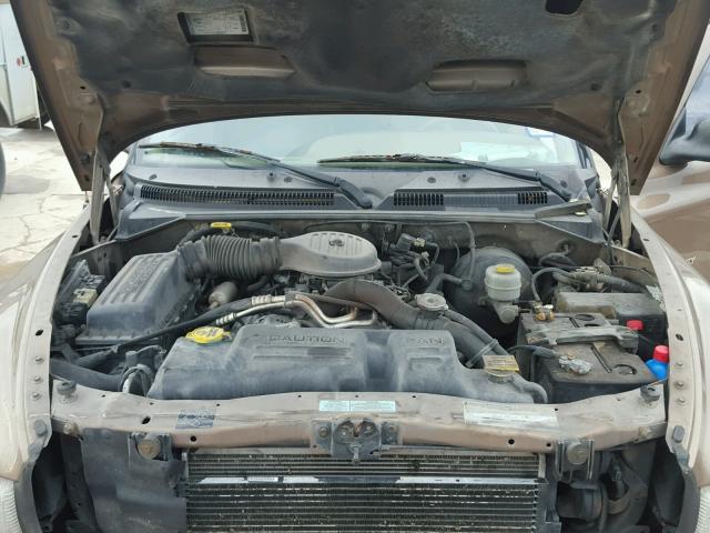 1B4HR28Y5YF197977 - 2000 DODGE DURANGO BROWN photo 7