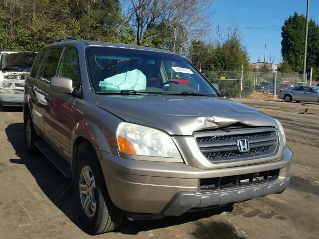 2HKYF18513H588036 - 2003 HONDA PILOT EXL TAN photo 1