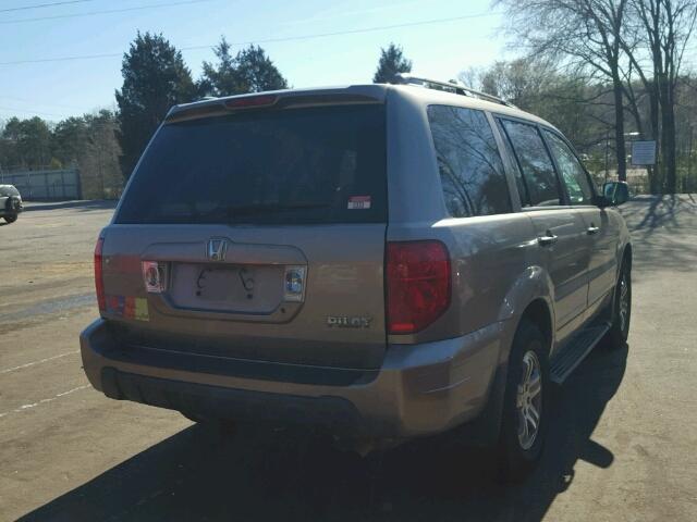 2HKYF18513H588036 - 2003 HONDA PILOT EXL TAN photo 4