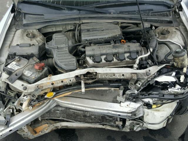 1HGEM21281L113301 - 2001 HONDA CIVIC DX SILVER photo 7